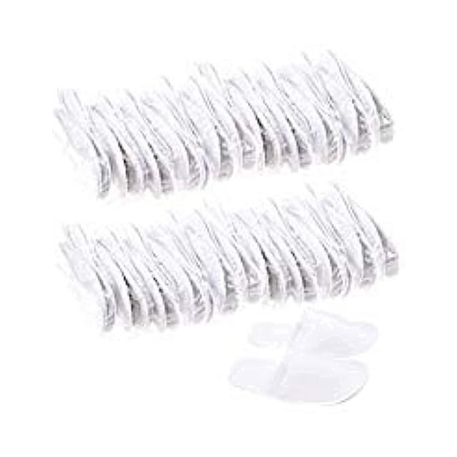 Rocutus 12 pares de pantuflas desechables, pantuflas desechables a granel para invitados, se ajustan hasta hombres de EE. UU., talla 8, mujeres, talla 9, pantuflas antideslizantes para uso en hoteles,