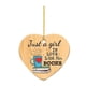thumbnail image 3 of Colgante de de Navidad con estantería en forma de corazón, adornos navideños de lectura, colgante de amor 2023 para guardería, amantes de los li, 3 of 8