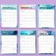 thumbnail image 5 of Calendario de Pared 2025 Versión en Inglés | Planificador de Escritorio y Pared de 18 Meses | Bloques Grandes de 17"x12" | Festivos Destacados | Lista de Tareas | Encuadernación Doble | Para Oficina, 5 of 7