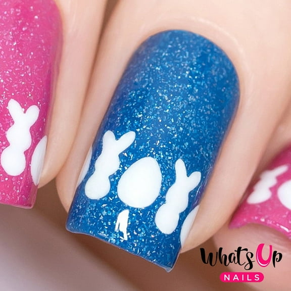 Whats Up Nails Easter Vinyl Stencils for Easter Nail Art Design