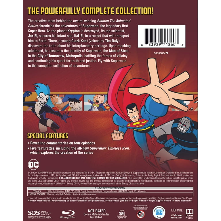 Superman: The Complete Animated Series (Blu-ray), Warner Bros