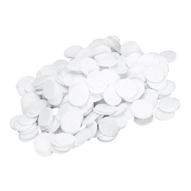 500 Piezas Redondas No Tejidas Para Manualidades DIY, Suaves Y Transpirables, 25 Mm De Diámetro, Decoración Del Cabello, Fabricación De Tarjetas