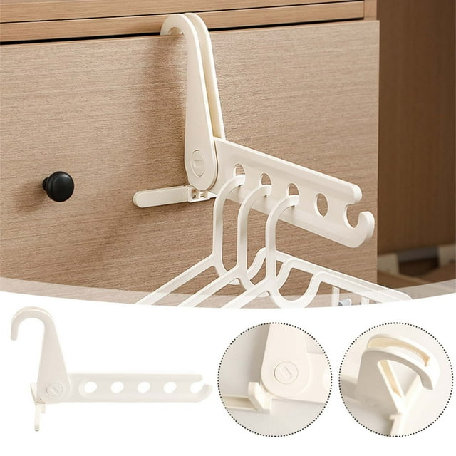 TIMIFIS Folding Rack, Multifunctional Foldable Clothes Hanger for Business Trip Travel Hotel Indoor Multifunctional Portable Clothes Hanger Apartment Essentials