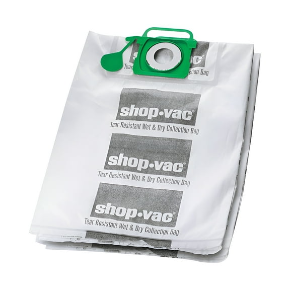 Shop-Vac 12-20 Gallon Tear Resistant Wet/Dry Collection Bags, 2-Pack