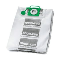 Shop-Vac 12-20 Gallon Tear Resistant Wet/Dry Collection Bags, 2-Pack