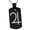 Black, variant on Stainless Steel Solar System Planetary Jupiter Engraved Dog Tag Pendant Necklace