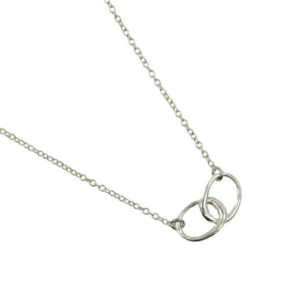 Pre-Owned Tiffany & Co. Double Loop Necklace, Silver 925, Approx. 1.69g, Loop, Women's (Good)