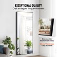 thumbnail image 4 of KFFKFF Full Length Floor Mirror 71'' x 31'' Free Standing Wall Mounted with Stand, 4 of 9