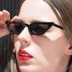 thumbnail image 4 of Gafas de sol Ojo de gato Transparente Protección UV Gafas de sol para mujer, 4 of 4
