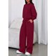 thumbnail image 3 of Conjunto deportivo de 2 piezas para mujer PRETTYGARDEN, sudadera con capucha y pantalón ancho, talla M, 3 of 8