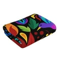 thumbnail image 3 of Disketp Colorful Floral Print Bathroom Towels,Cotton Towel,Soft Towels For Kitchen And Bath, 3 of 9