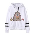 thumbnail image 3 of Ullzang-Sudadera con estampado de gato Pusheen para mujer, ropa con capucha de estilo coreano, Kawaii, Harajuku, 3 of 5
