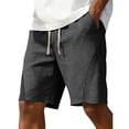 thumbnail image 3 of Bxsruta Men's Lightweight Drawstring Athletic Shorts Nylon Spandex Blend with Pockets for Casual Wear and Workout, 3 of 7