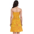 thumbnail image 3 of Dailycode Summer Dresses for Women Strapless Casual Beach Cover Ups Leaves Watermelon Starfish Tube Top Sundress, 3 of 8