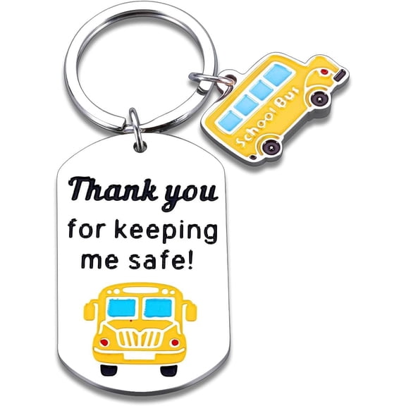 School Bus Driver Thank You Gift Bulk School Bus Driver Male Driver Female Driver Retired Driver Gift Accessories Thank You Keychain Leaving Birthday Christmas Gift