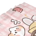 thumbnail image 7 of Cartoon Girl Cute Cat Pattern Shower Curtain, Pink Child Waterproof Bath Curtains for Bathroom Decorations, 72 x 72 inches, 7 of 7