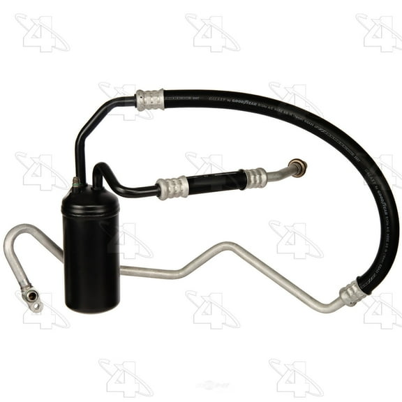 A/C Accumulator with Hose Assembly Fits select: 1993-1998 JEEP GRAND CHEROKEE, 1993 JEEP GRAND WAGONEER