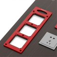 thumbnail image 4 of Switch Socket Bottom 86 Box Slotted Scribing Template Tool Opening Hole Decoration Tool Template Electrical Outlet A, 4 of 5