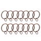 thumbnail image 2 of Anillo de cortina Uxcell Metal 1.46 pulgadas Diámetro interior Anillo de drapeado para varillas de cortina Cobre 28 Pcs, 2 of 5