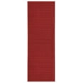 thumbnail image 1 of Custom Size Runner Red Solid Single Color Plain Non-Slip (Non-Skid) Rubber Back Stair Hallway Rug by Feet 22 Inch Wide Select Your Length, 1 of 2