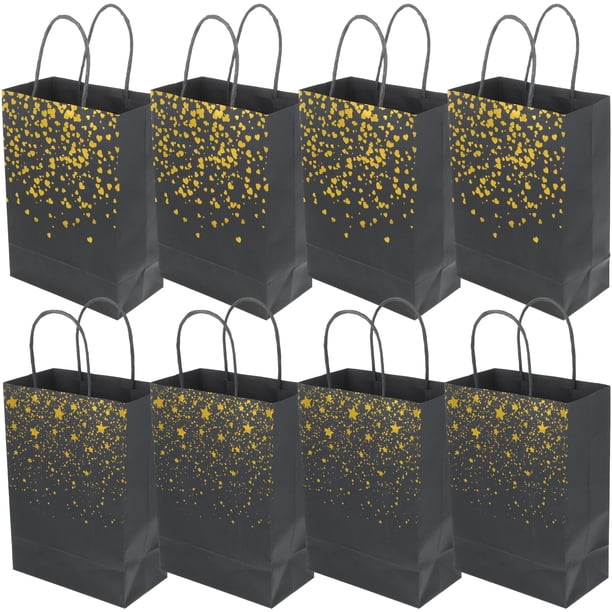 8 bolsas de regalo de papel, bolsas de almacenamiento para regalos, bolsas de regalo para fiestas