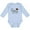AE-Light Blue, variant on Inktastic Well Bless your Heart with Leopard Print Boys or Girls Long Sleeve Baby Bodysuit