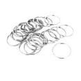 thumbnail image 1 of Unique Bargains Metal Double Loop Split Key Ring Holder Keyring 40mm Dia 25 Pcs, 1 of 2