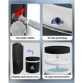 thumbnail image 5 of Olenyer Portable Ice Bath Tub, Black PVC 75CM x 75CM, 300L Cold Water Recovery Bathtub, 5 of 7