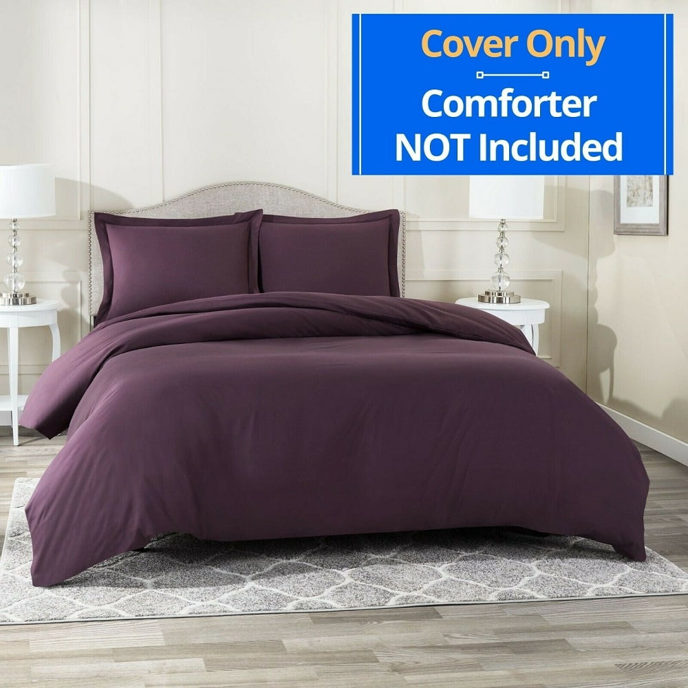 Egyptian Comfort Ultra Soft 3 PC Duvet Cover Set for Comforter, Premium