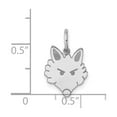 thumbnail image 4 of Sterling Silver Wolf Head Pendant Necklace for Men and Women, Unisex Animal Jewelry Symbolizing Strength and Independence, Bold Stylized Wilderness Fashion Accessory, 4 of 6