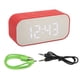 thumbnail image 1 of Reloj despertador digital dobleDespertador Espejo Reloj despertador digital electrónico para dormitorio Reloj despertador digital Diseño exquisito Jadeshay A, 1 of 8