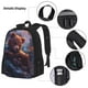 thumbnail image 3 of Easygdp Lazy Stone Bear Mochila para Niños y Niñas con Set de Caja de Almuerzo y Estuche para Lápices 3 en 1, Mochila Escolar Estampada para Adolescentes, 3 of 7