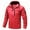 Red, variant on LWavelet Men's Waterproof Windbreaker with Removable Hood Lightweight Rain Coats for Casual Navy M