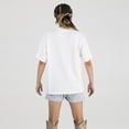 thumbnail image 2 of Women's Gameday Couture Cream Houston Cougars Oversized Fierce Focus T-Shirt, 2 of 4