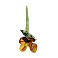 thumbnail image 3 of Mini flor de cristal artificial, adorno coleccionable, figura floral para mamá Amarillo, 3 of 9