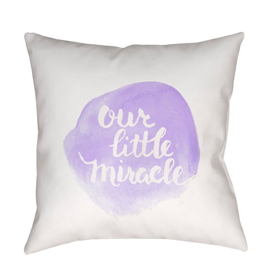 Surya Our Little Miracle Outdoor Pillow
