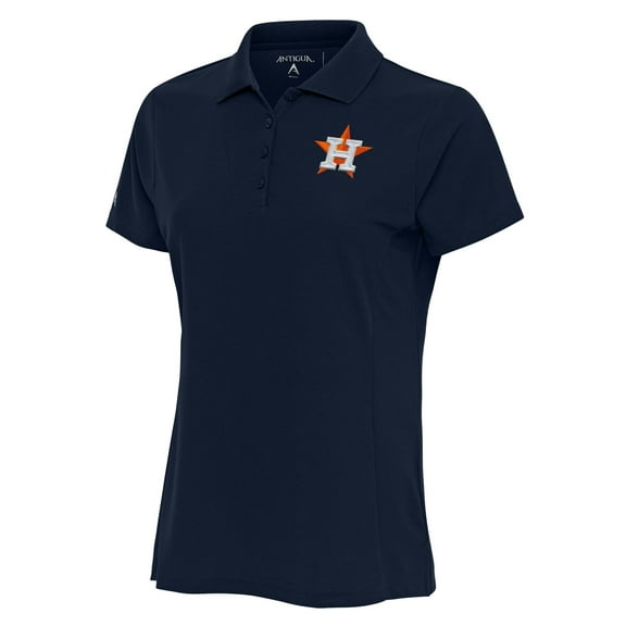 Women's Antigua Navy Houston Astros Logo Legacy Pique Polo