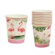 thumbnail image 1 of 50pcs Tropical Flamingo Paper Desechables Cups Fiesta de cumpleaños Vajilla Decoración Sunnimix Tazas de papel Flamingo Party, 1 of 8