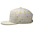 thumbnail image 3 of Floral & Butterfly Snapback - Flat Brim Streetwear Cap Unisex, 3 of 6