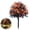 B, variant on Solar Halloween Flower Shaped Ground Lights, Faux Outdoor Flowers with Ground Stakes, Eyeball Designs and Artificial Fall Pumpkin Topiary Tree, Suitable for Gardens, Lawns, and Holiday Decorations