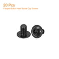 thumbnail image 3 of Unique Bargains Flanged Button Head Socket Cap Screws, 20 Pack M8x12mm 304 Stainless Steel Bolts, 3 of 5