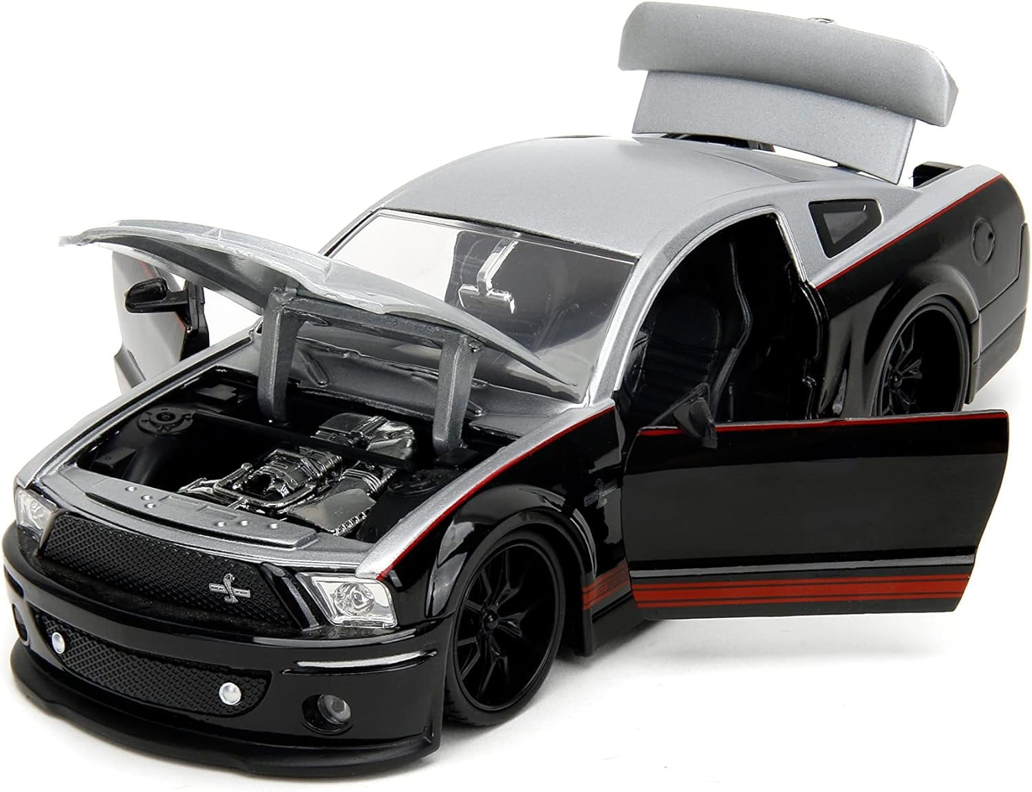 人気ブランドバ40代 1:24 Muscle Time Big 2008 Car Die-Cast GT-500KR Shelby Ford ミニカー