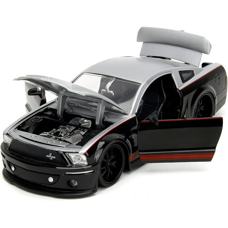JADA BIGTIME BTM 2008 FORD SHELBY GT-500KR BLACK 1:24