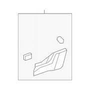 Genuine OE GM Rear Rocker Molding - 25962841 Fits select: 2009-2012 CHEVROLET TRAVERSE