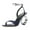 Navy, variant on FSJ Women Sexy Single Strap Pointy Open Toe Circle High Heel Sandals Ankle Strap Dress Party Wedding Bridal Pumps Shoes Size 8 Navy