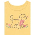 thumbnail image 2 of Garanimals Toddler Girl Short Puff Sleeve Graphic T-Shirt, Sizes 18M-5T, 2 of 3