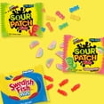 thumbnail image 4 of SOUR PATCH KIDS and SWEDISH FISH Mini Soft & Chewy Candy Variety Pack, Bulk Candy, 80 Snack Packs, 4 of 15