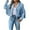 Light Blue, variant on yievot Women's Fringe Faux Suede Leather Jackets Fashion Tassel Motorcycle Cropped Coats