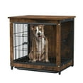 thumbnail image 5 of BingoPaw Dog Cage Wooden Crate with Wire for Small and Medium Dogs, 5 of 9