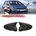 thumbnail image 1 of Qiaoxi 2Pcs Replacement Door Rearview Mirror Cover Caps Compatible for Golf Mk7 Mk7.5 GTD R 2014-2019 5G0857537 5G0857538, 1 of 8